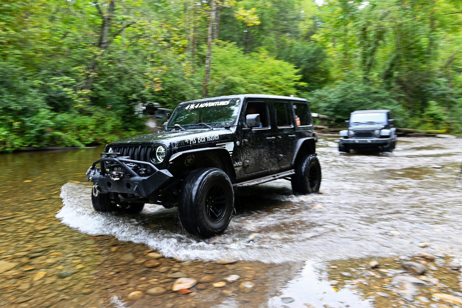 Georgia Traverse — Jeep creek crossing in North Georgia