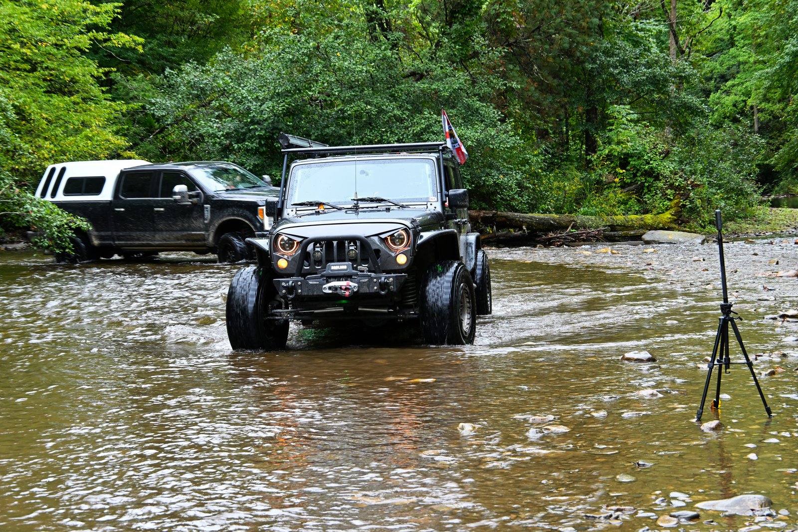 Jeep on the North Georgia trail