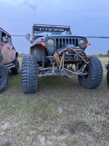Muddy Scrap Metal Jr front view after the trail
